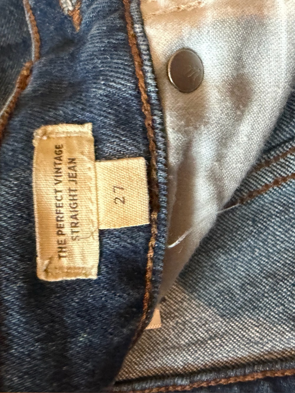 Madewell perfect vintage straight jeans